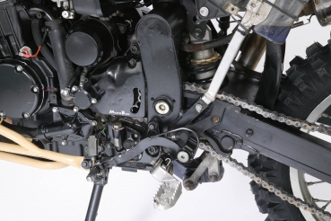 "Bear trap" 6,5cm lower Rallye-footpegs for Triumph Tiger T400