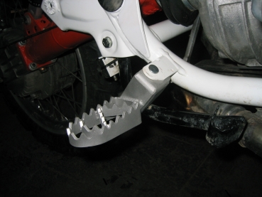 "Bear trap" 6,5cm lower Rallye-footpegs for all BMW R80GS und R100GS